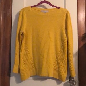 Lemon Waffle Knit Sweater